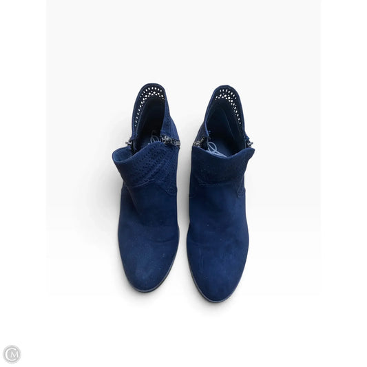 Boots Ankle Heels By America Rag In Navy, Size: 9.5