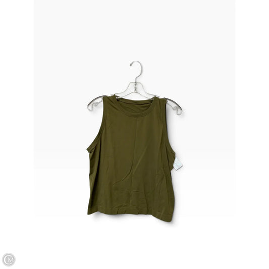 Top Sleeveless Basic By Clothes Mentor In Green, Size: M