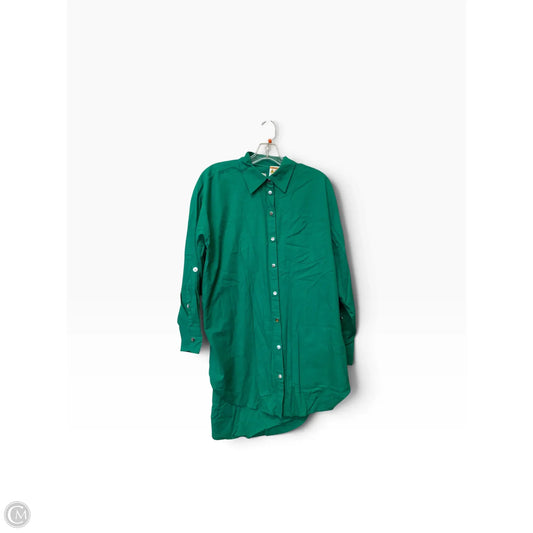 Top Long Sleeve By Maeve In Green, Size: S