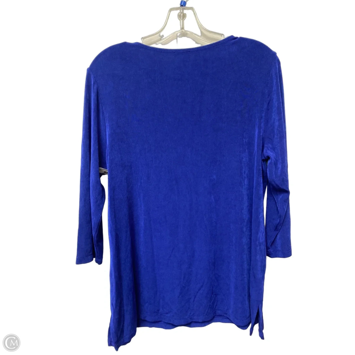 Top Long Sleeve By Chicos In Blue, Size: M