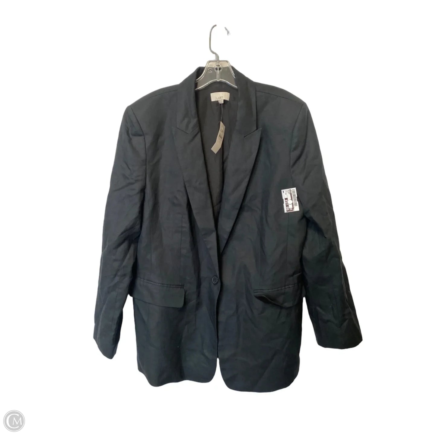 Blazer By Loft In Black, Size: 16