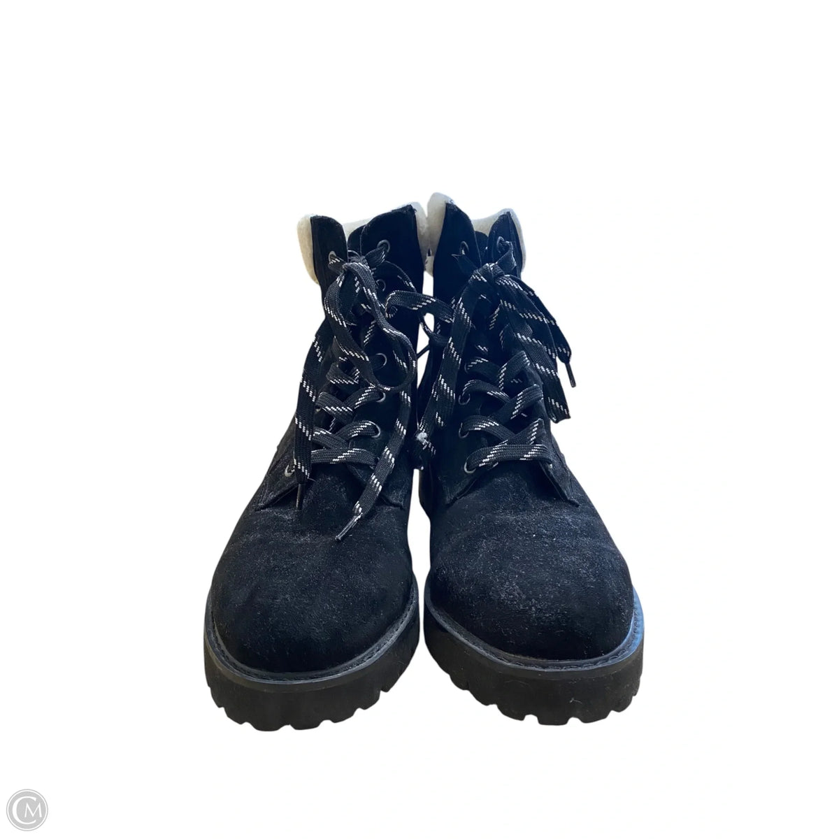 Boots Combat By Lane Bryant In Black, Size: 10