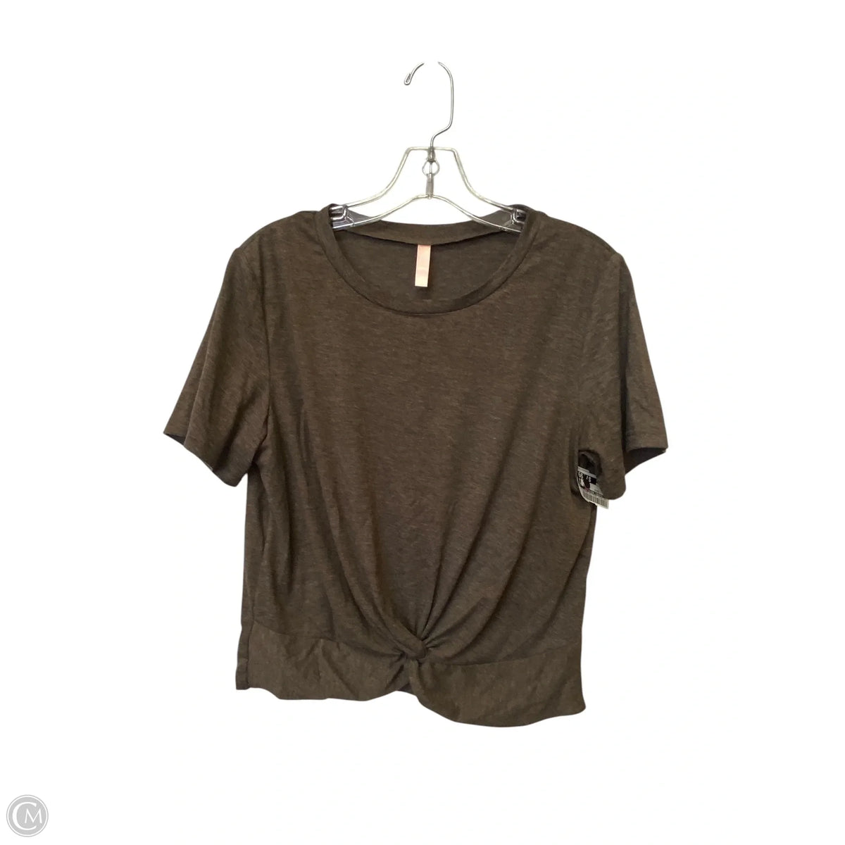 Top Short Sleeve Basic By Clothes Mentor In Brown, Size: M