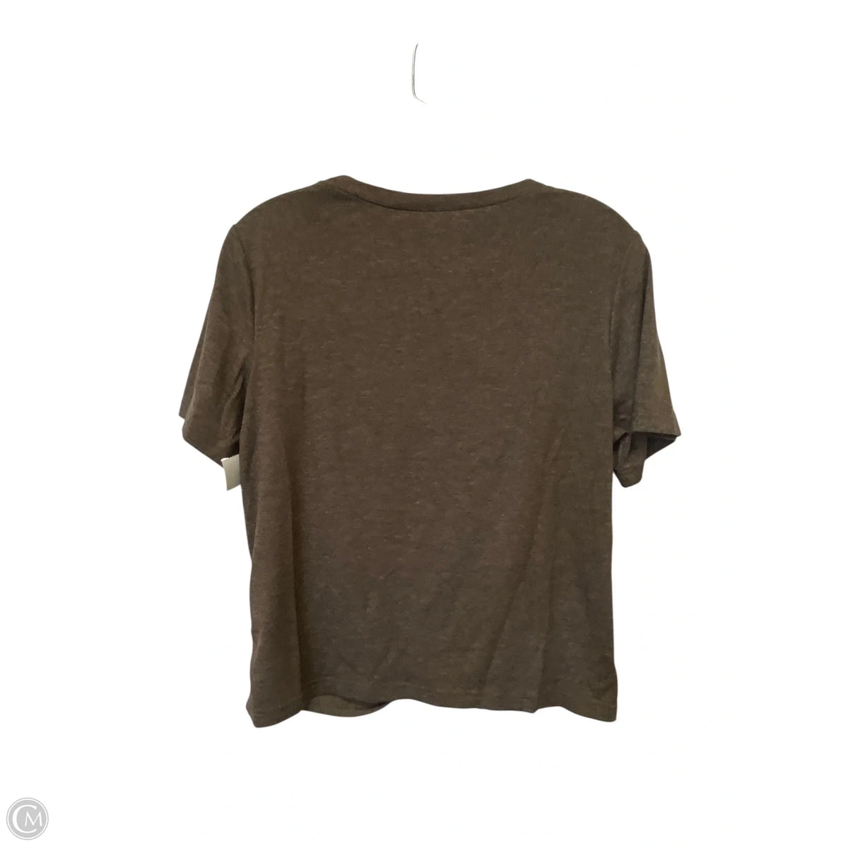 Top Short Sleeve Basic By Clothes Mentor In Brown, Size: M