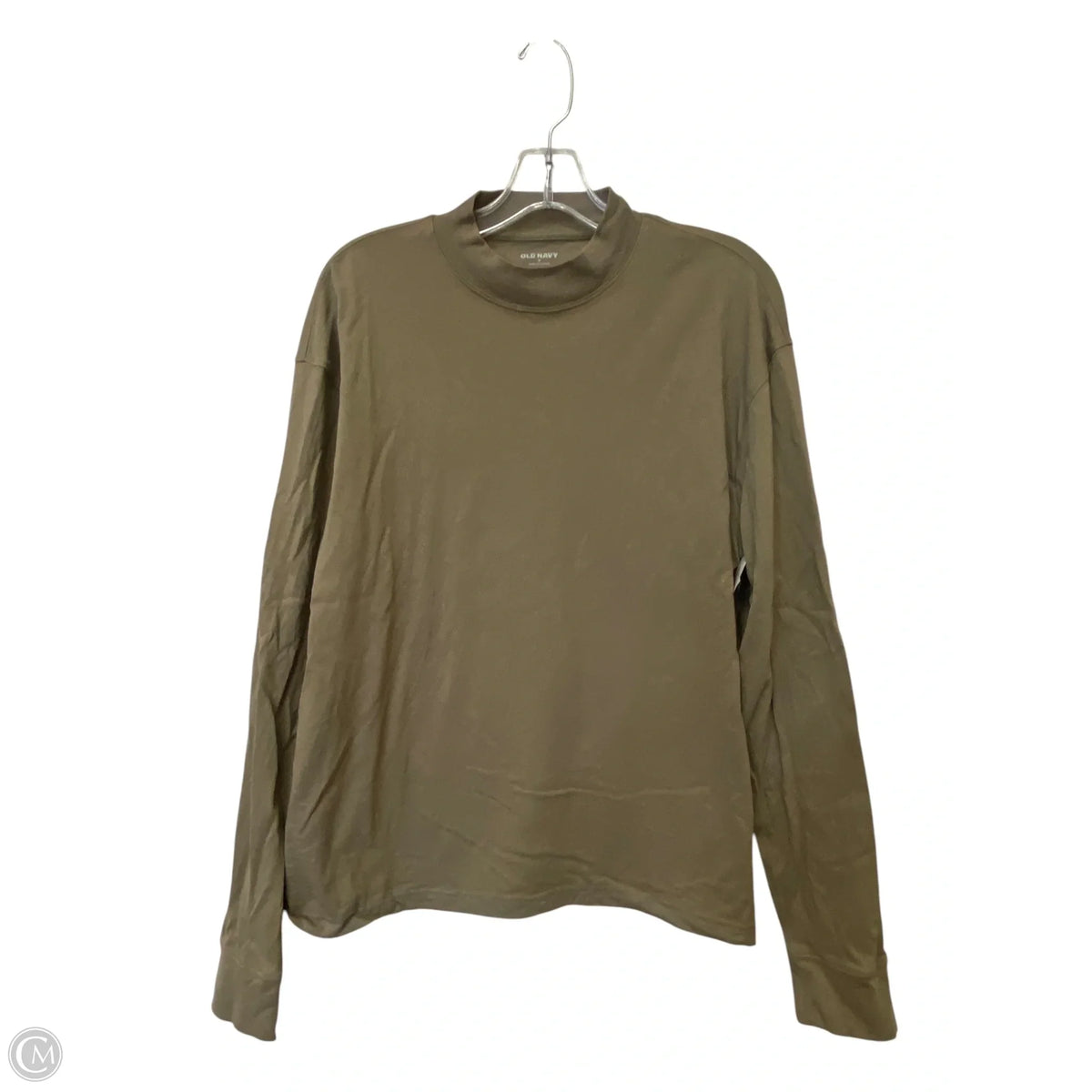 Top Long Sleeve Basic By Old Navy In Green, Size: M