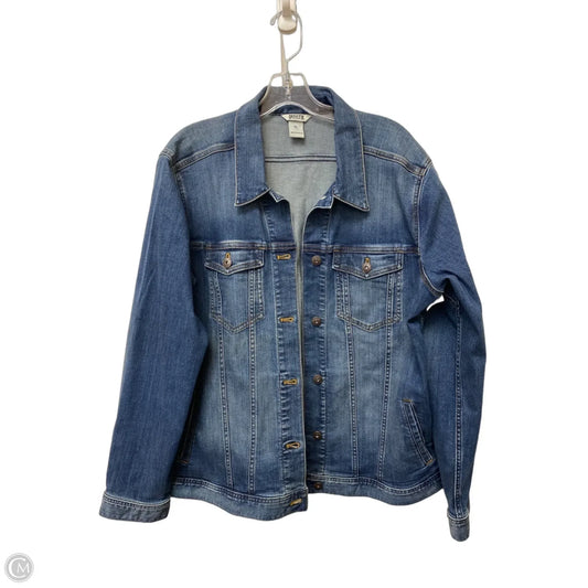 Jacket Denim By Duluth Trading In Blue Denim, Size: Xl
