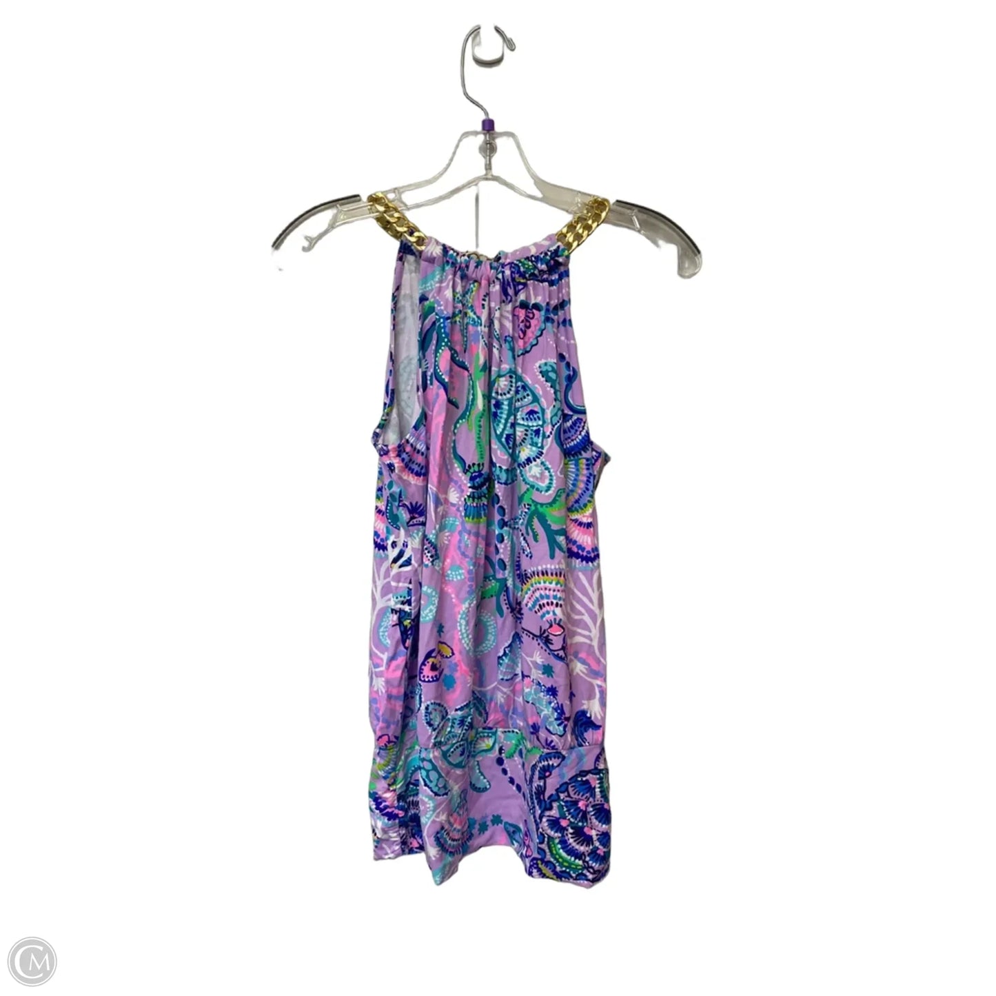 Top Sleeveless Designer By Lilly Pulitzer In Purple, Size: Xs