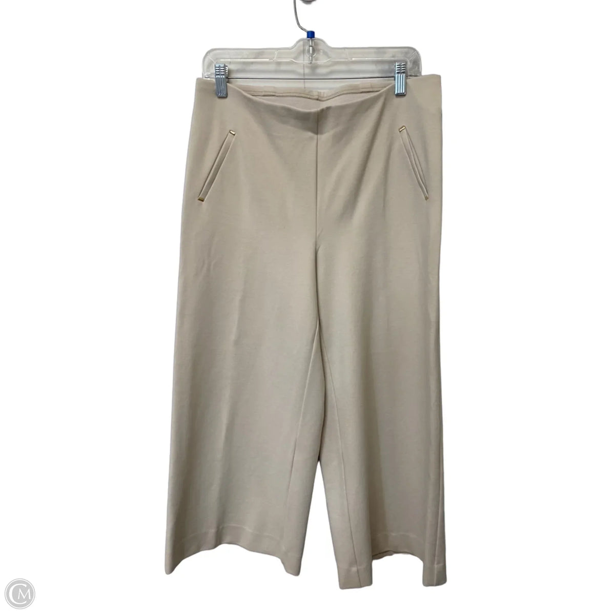 Pants Cropped By Chicos In Cream, Size: 10p