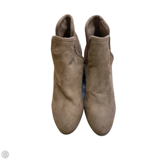 Boots Ankle Flats By Seven 7 In Brown, Size: 9