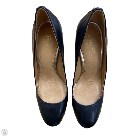 Shoes Designer By Coach In Black, Size: 7.5