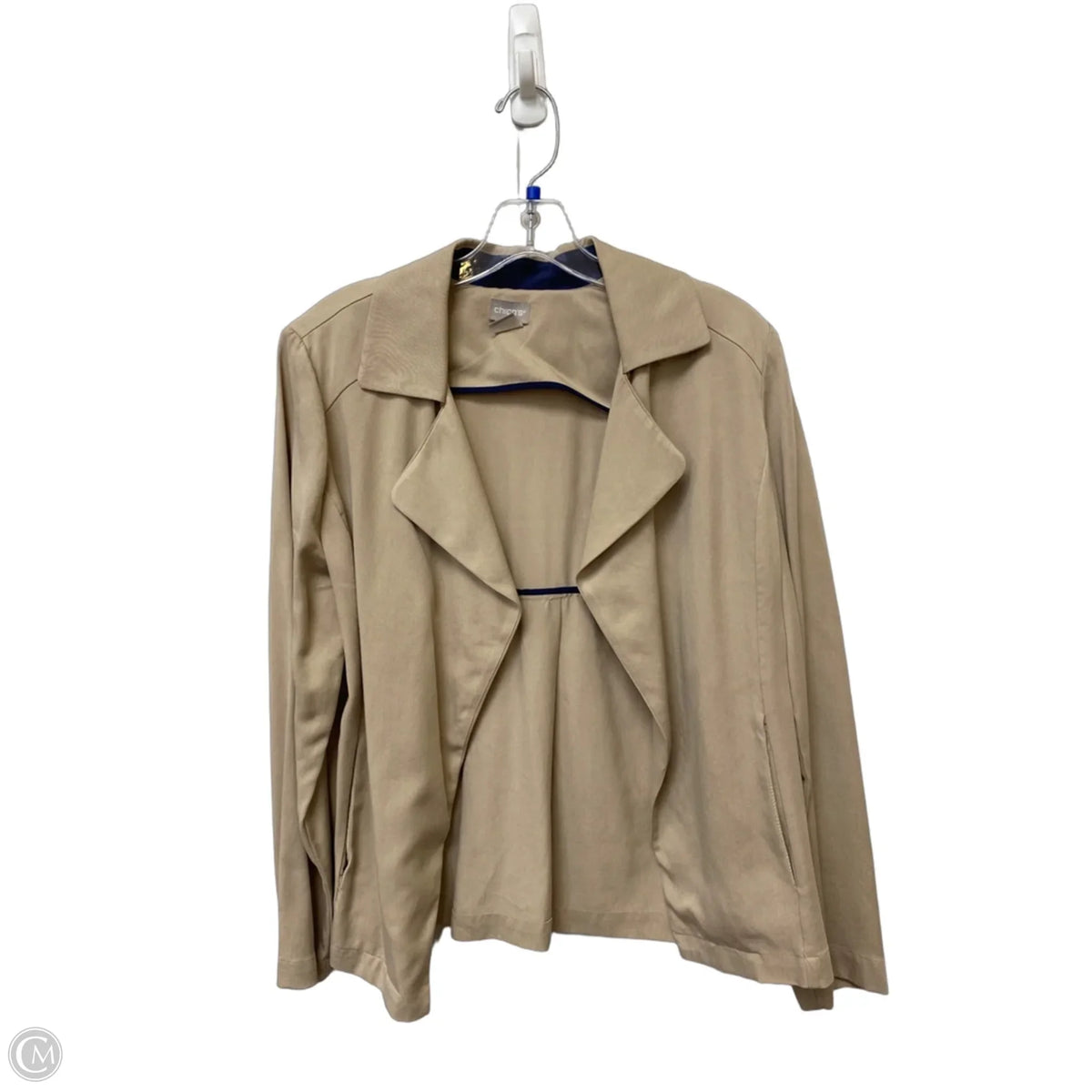 Blazer By Chicos In Tan, Size: S