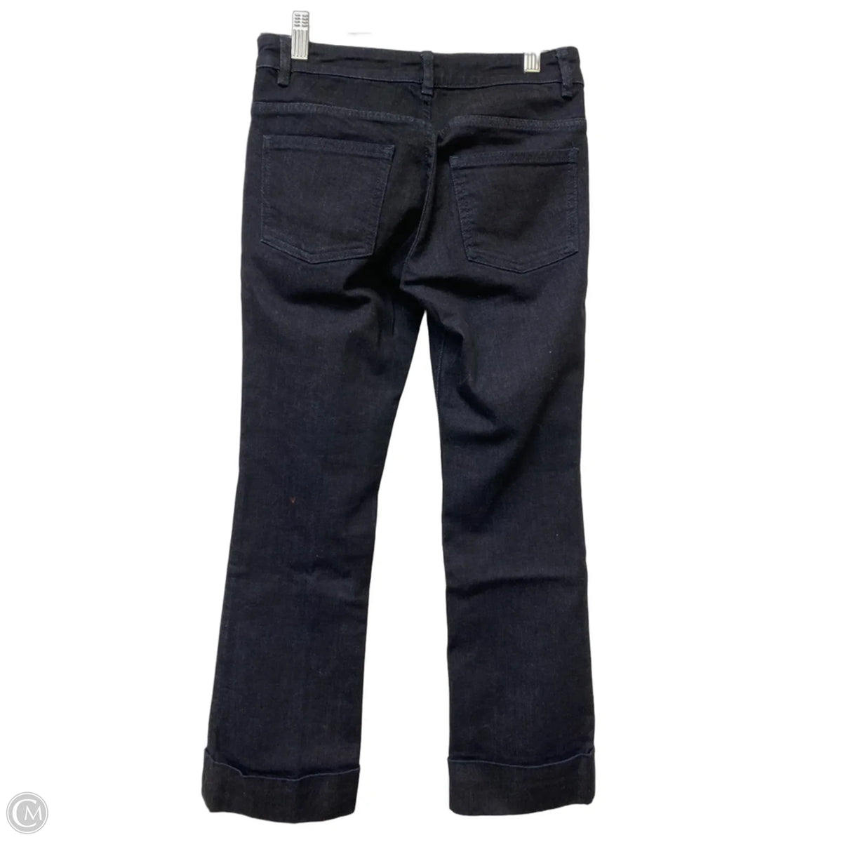Jeans Cropped By Massimo Dutti In Blue Denim, Size: 4