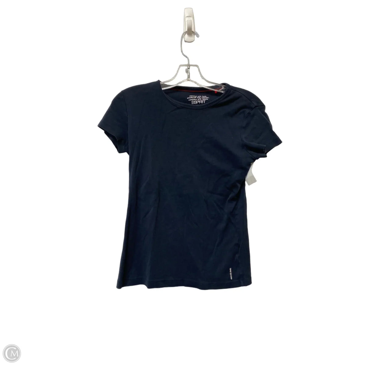 Top Short Sleeve Basic By Esprit In Navy, Size: L