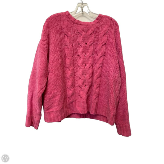Sweater By American Eagle In Pink, Size: L