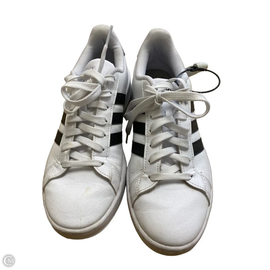 Shoes Athletic By Adidas In Black & White, Size: 9