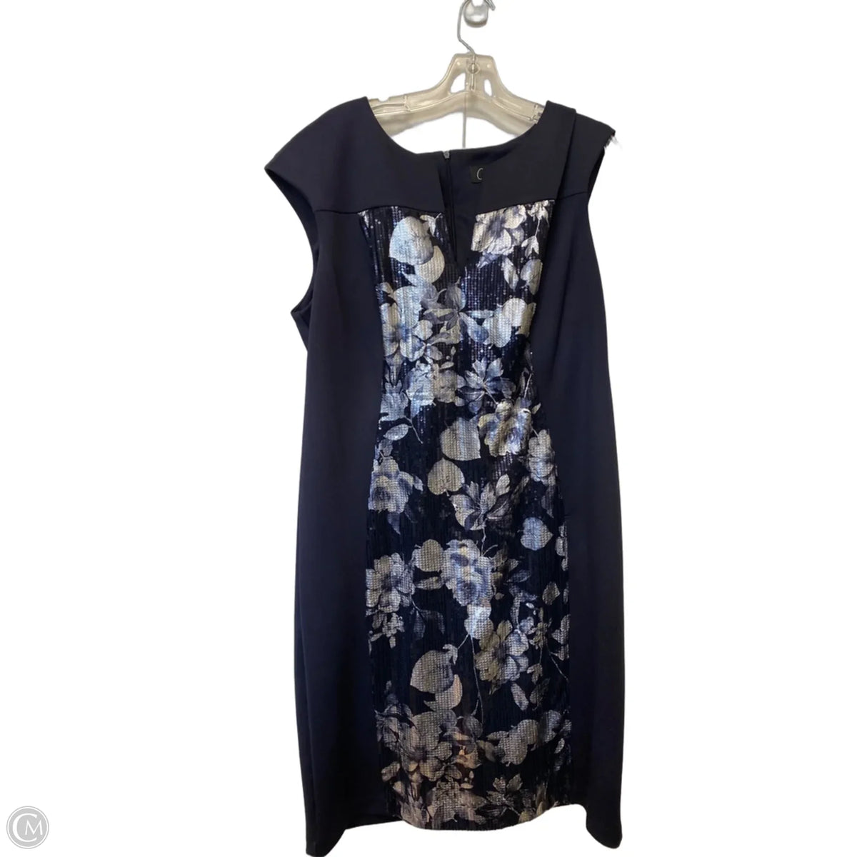 Dress Work By Connected Apparel In Blue, Size: 16