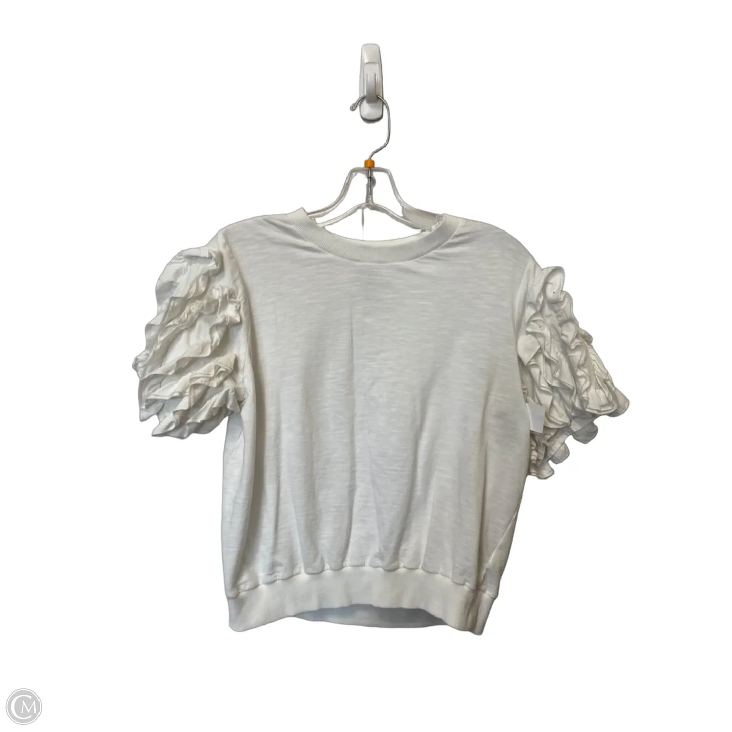 Top Short Sleeve By Maeve In White, Size: M
