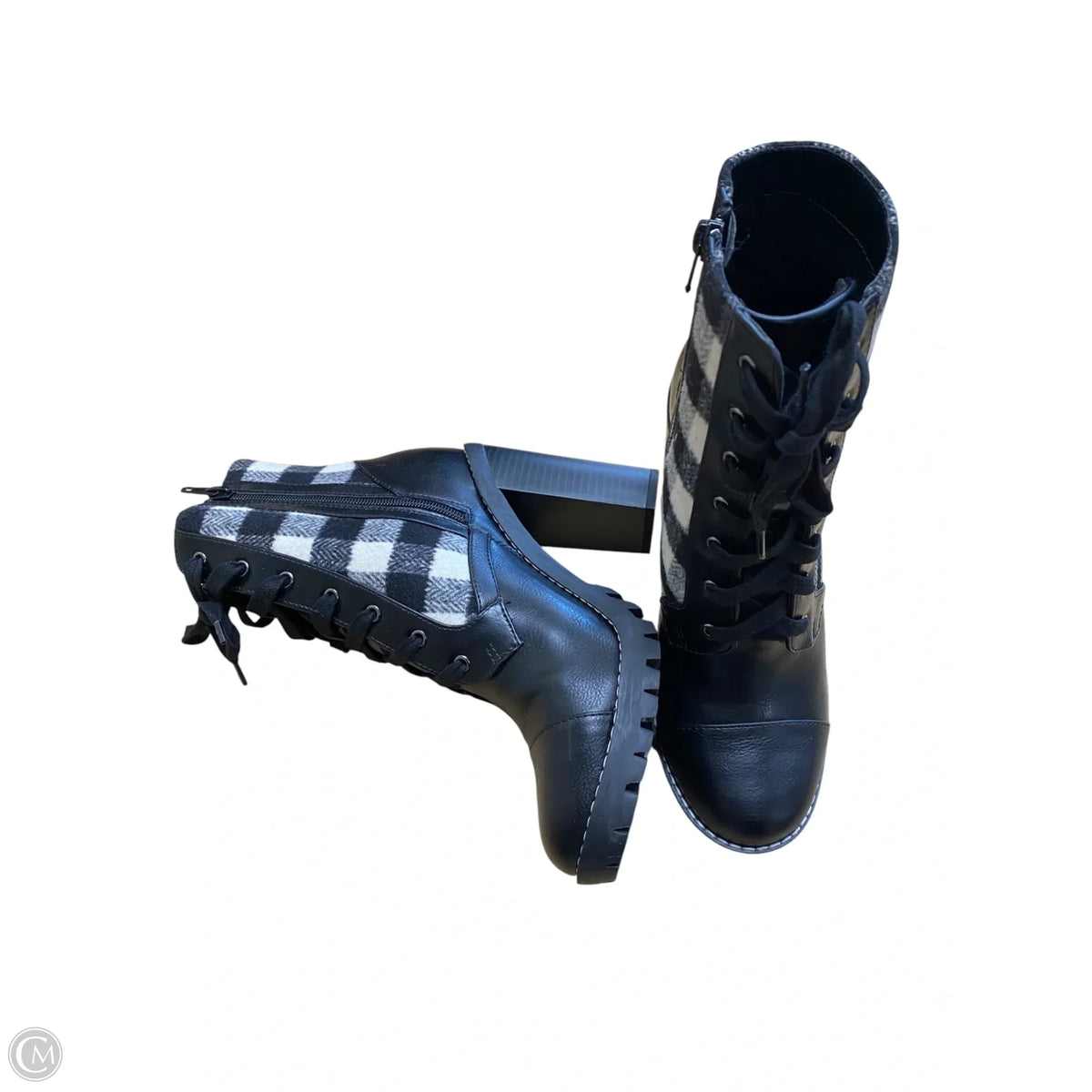 Boots Combat By Inc In Black, Size: 8