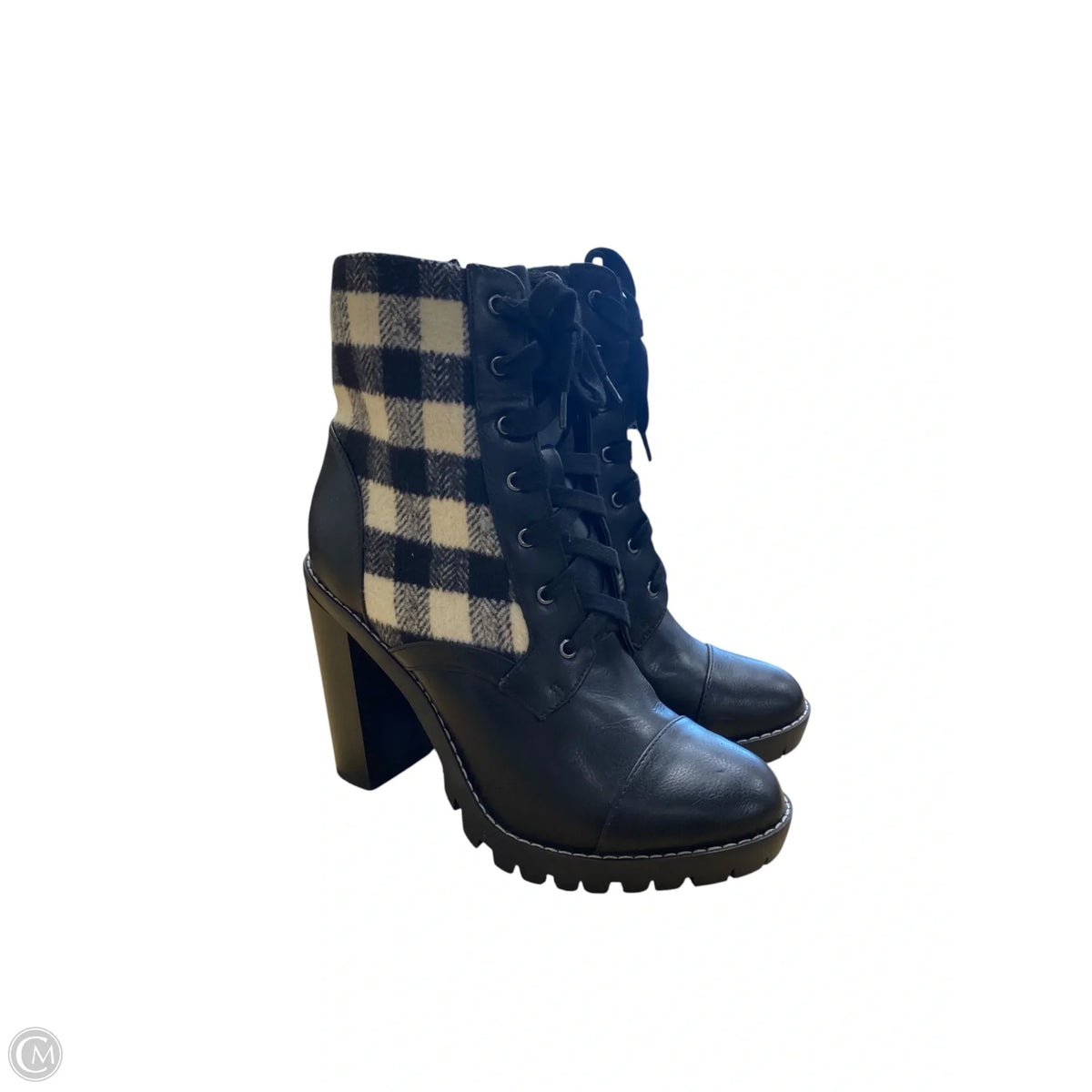 Boots Combat By Inc In Black, Size: 8