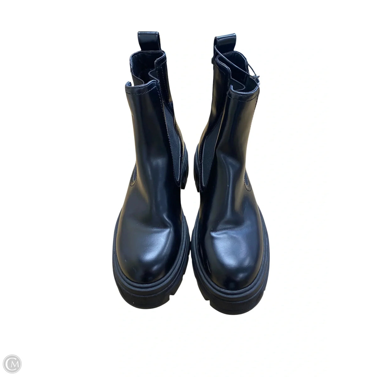 Boots Ankle Flats By H&m In Black, Size: 8