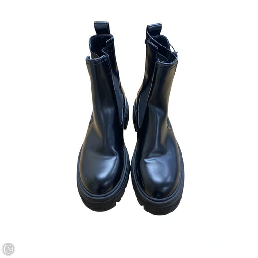 Boots Ankle Flats By H&m In Black, Size: 8