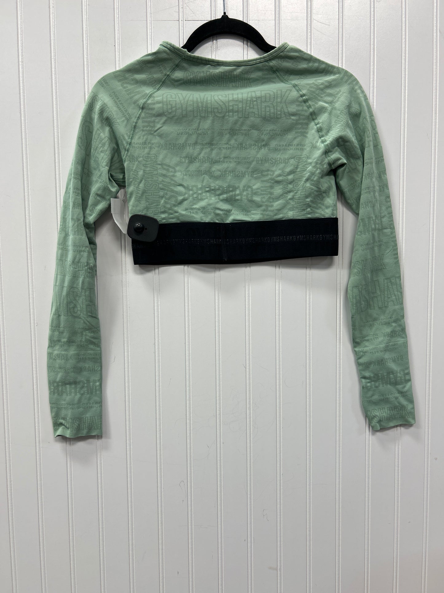 Athletic Top Ls Crewneck By Gym Shark In Green, Size:M
