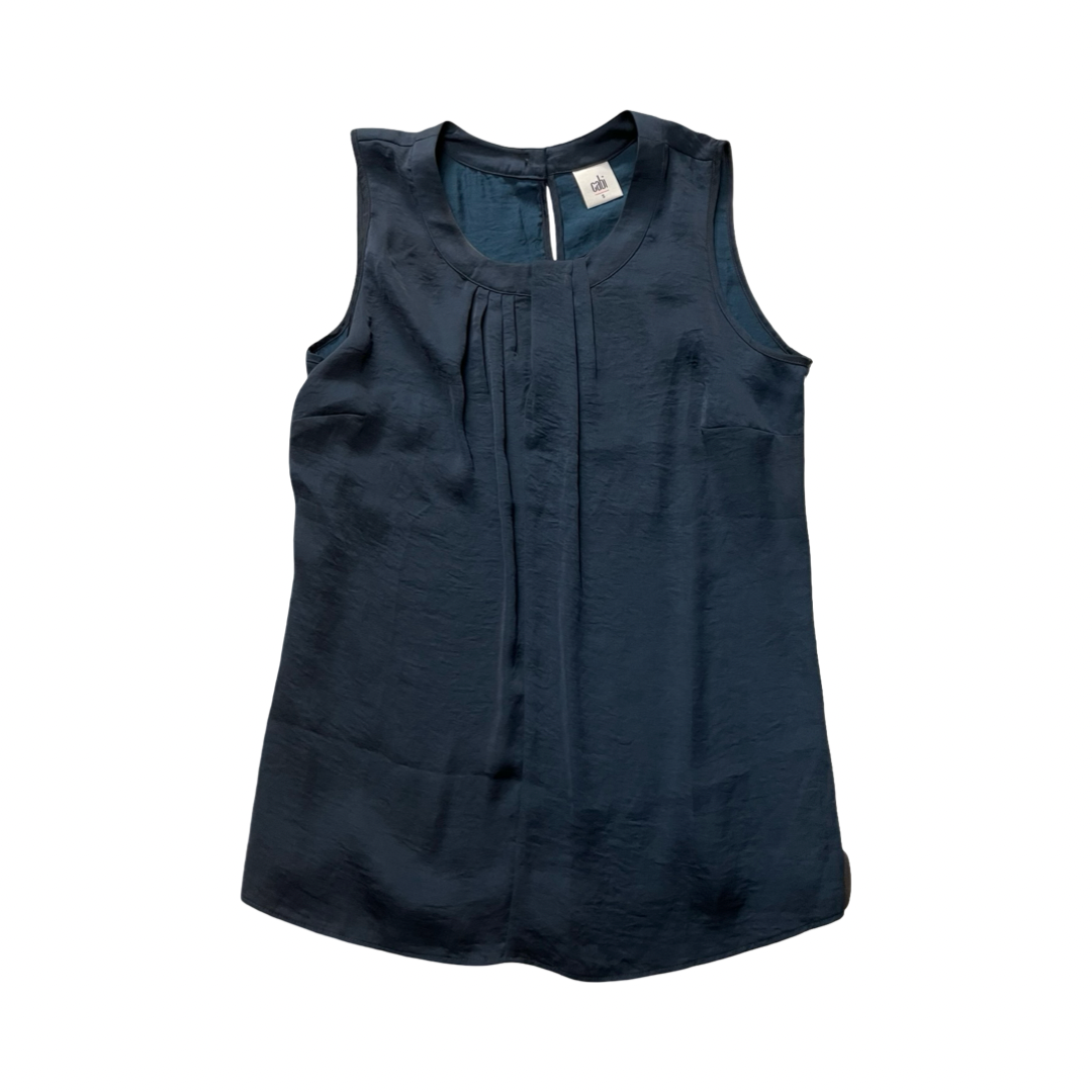 Top Sleeveless By Cabi In Navy, Size:S