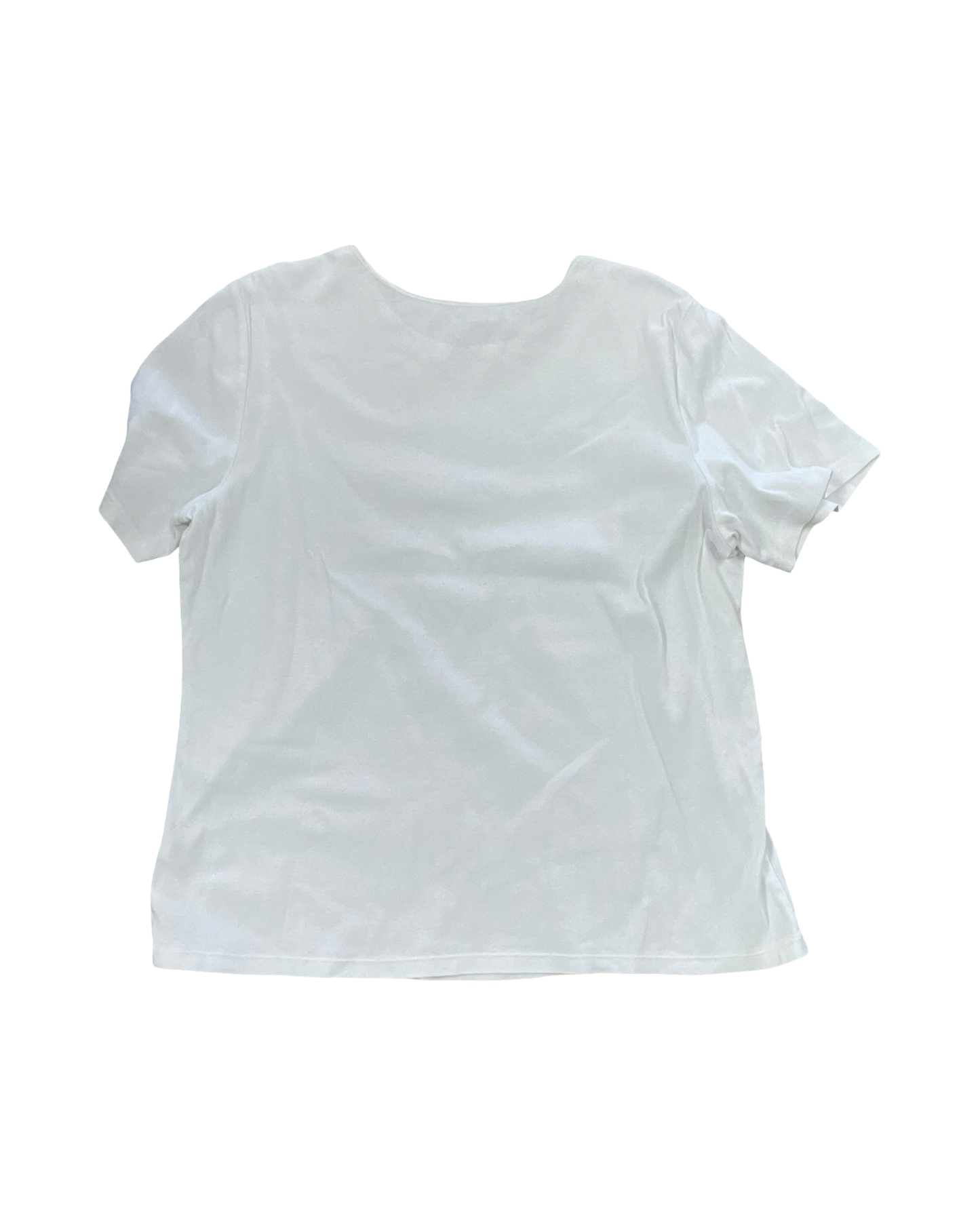 Top Ss Basic By Christopher And Banks In White, Size:Xl