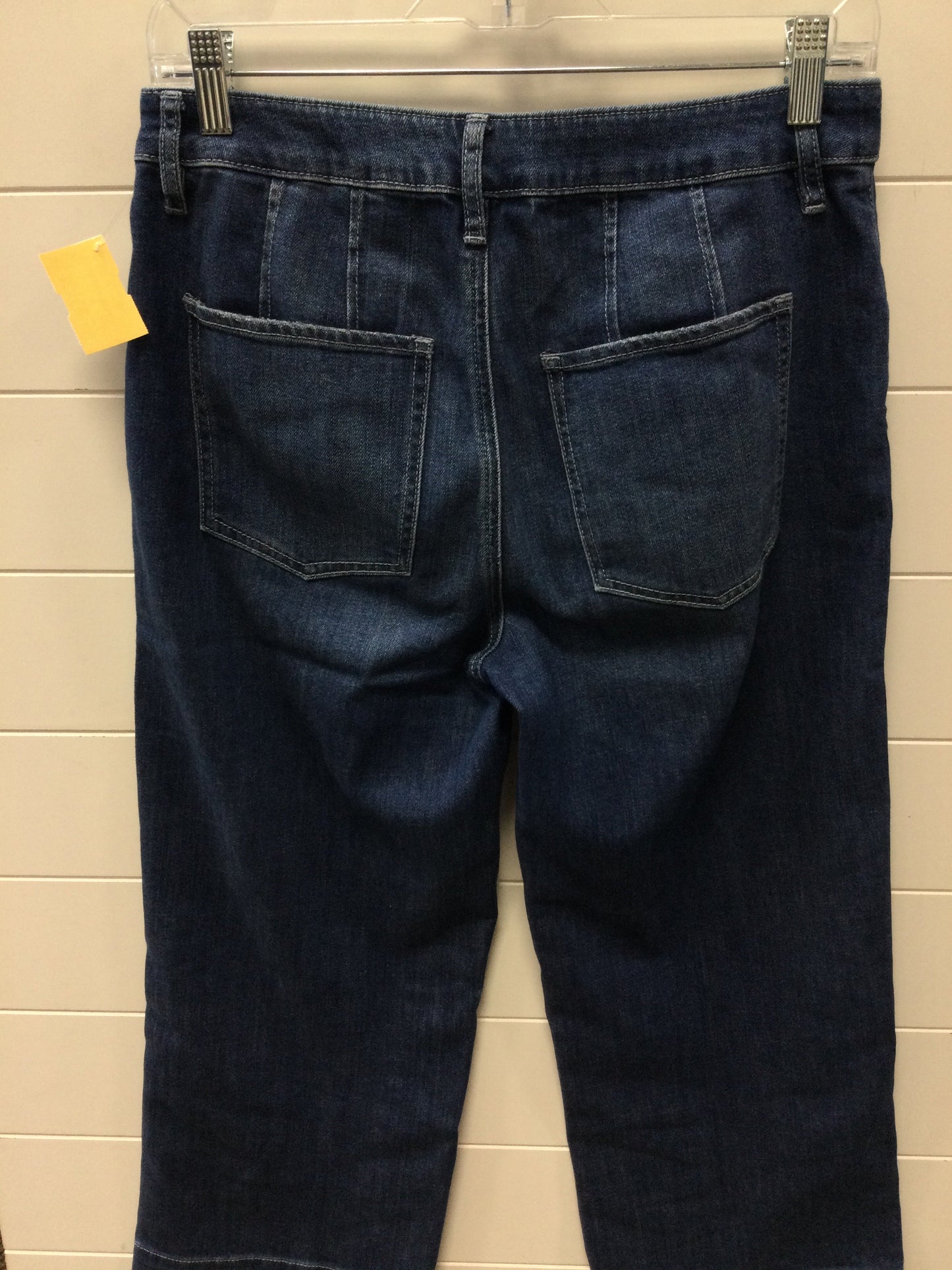 Jeans Wide Leg By Chicos In Blue Denim, Size:4