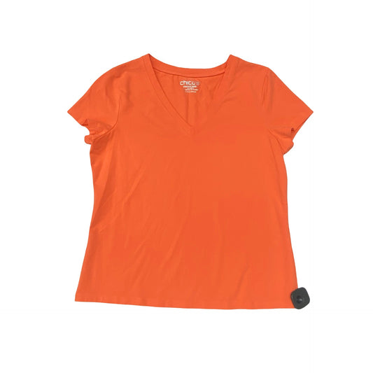 Top Ss By Chicos In Orange, Size:M