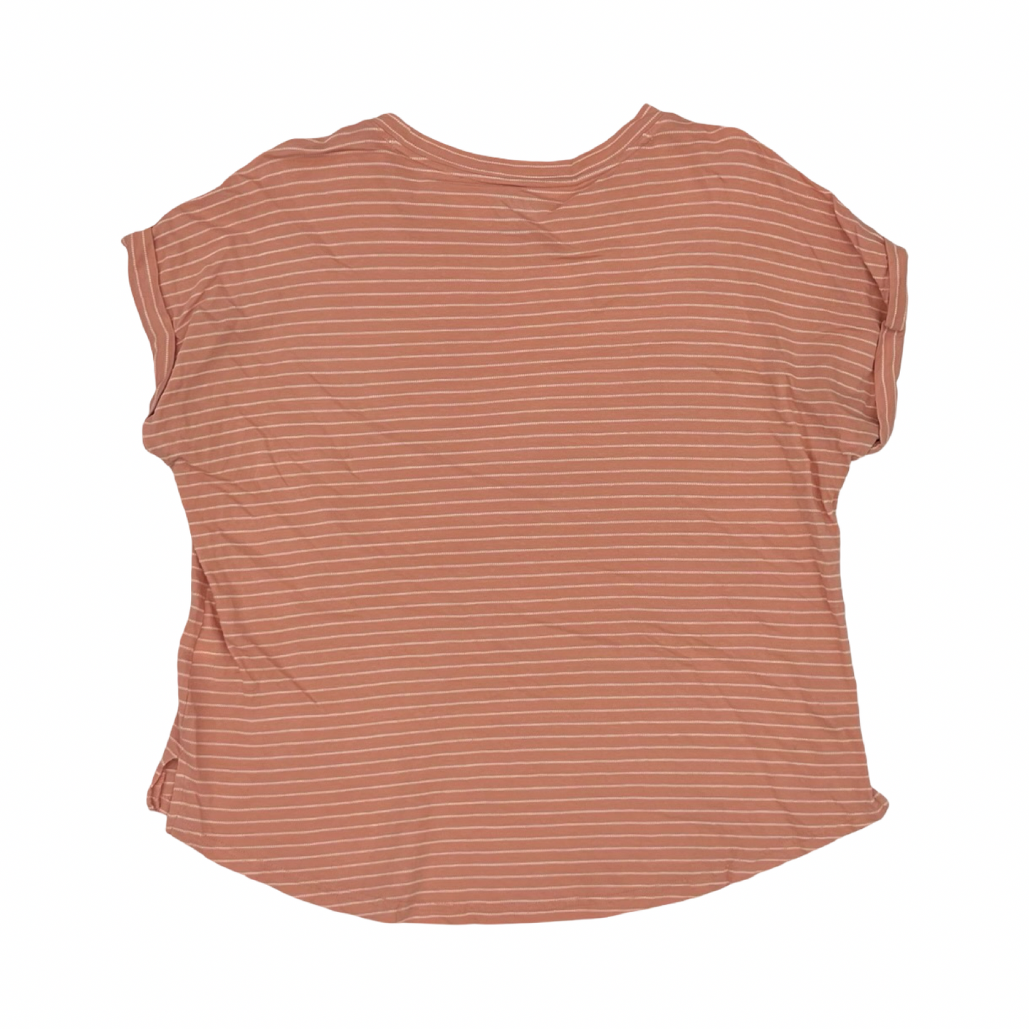 Top Ss By Maurices In Orange & White, Size:L