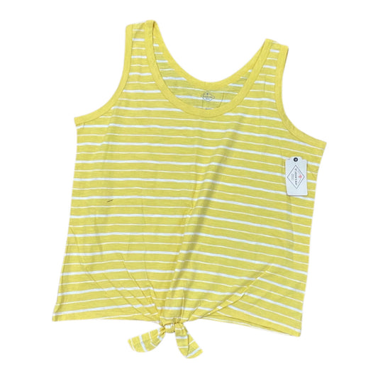 Top Sleeveless By St Johns Bay In Yellow, Size:L