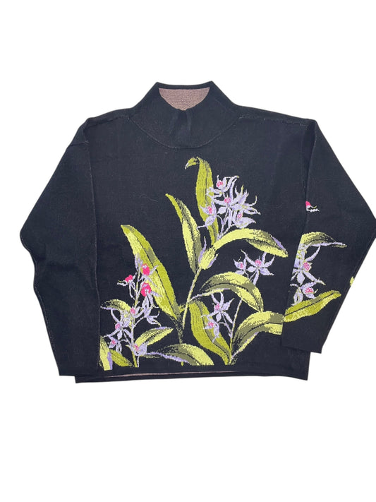 Sweater By Maeve In Floral Print, Size:S