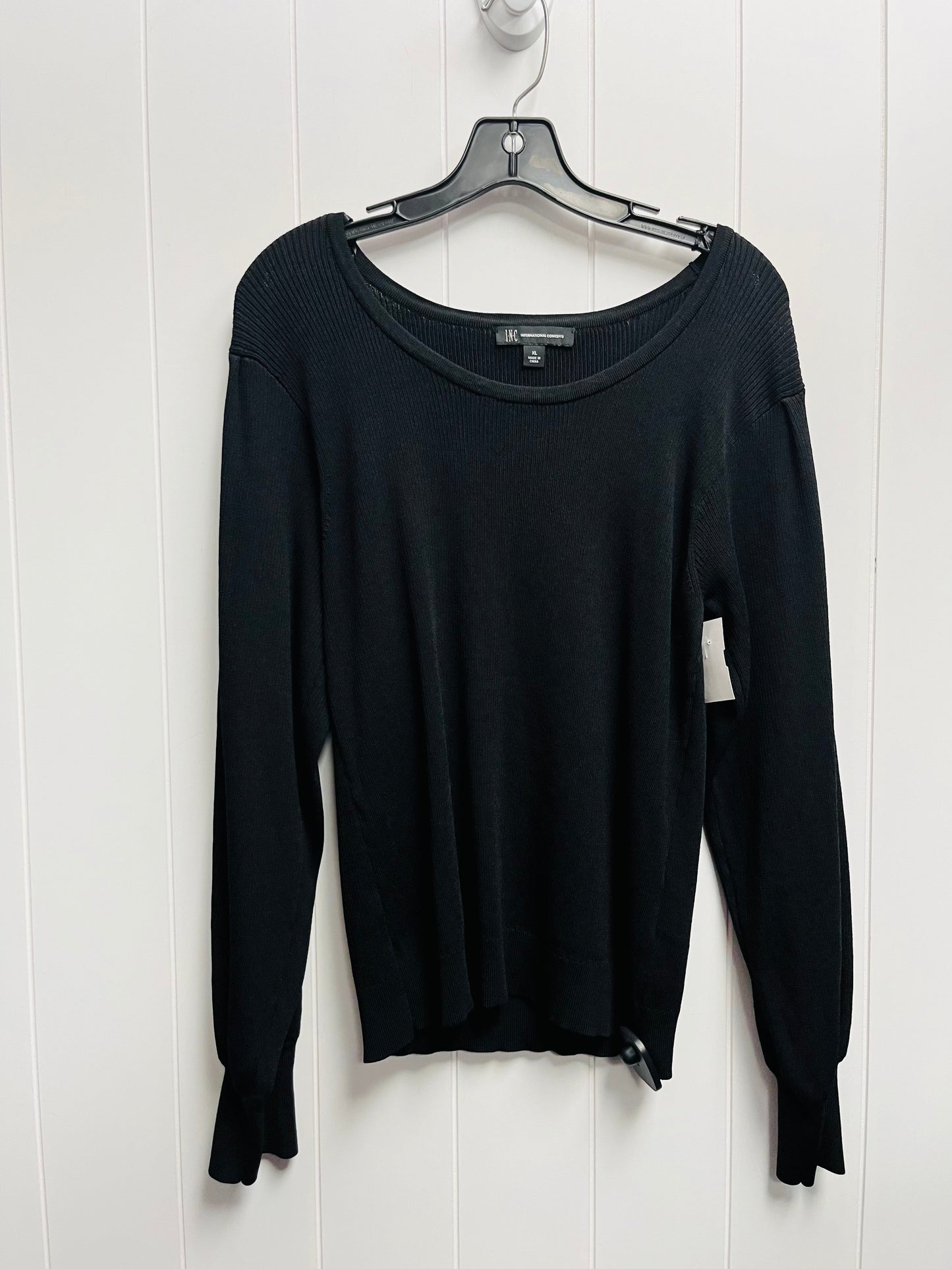 Black Top Long Sleeve Inc O, Size Xl