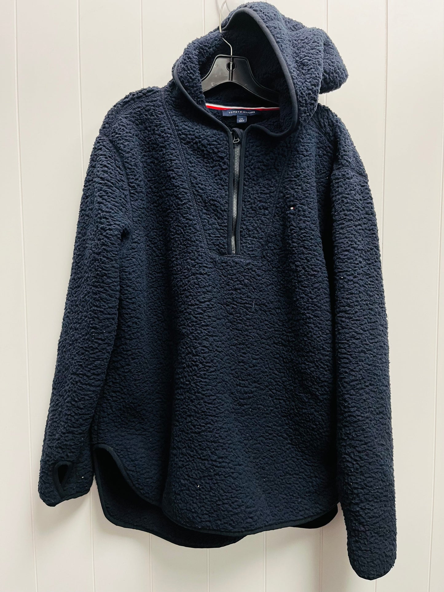 Jacket Fleece By Tommy Hilfiger In Navy, Size: L