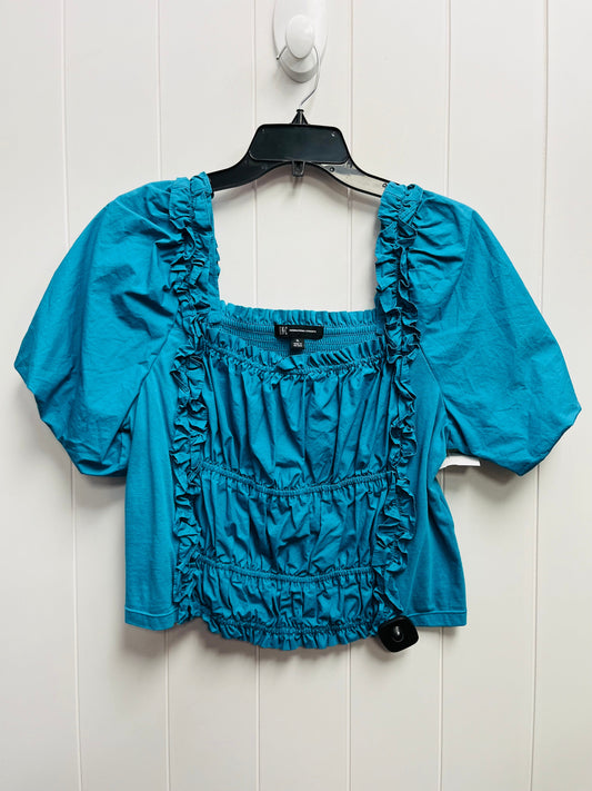 Teal Top Short Sleeve Inc, Size Xl