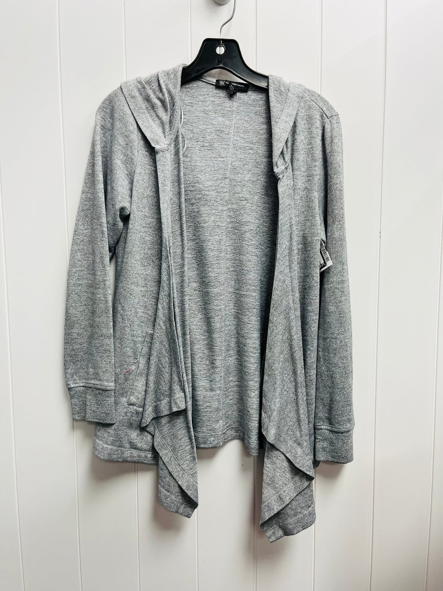 Cardigan By Inc In Grey, Size: M