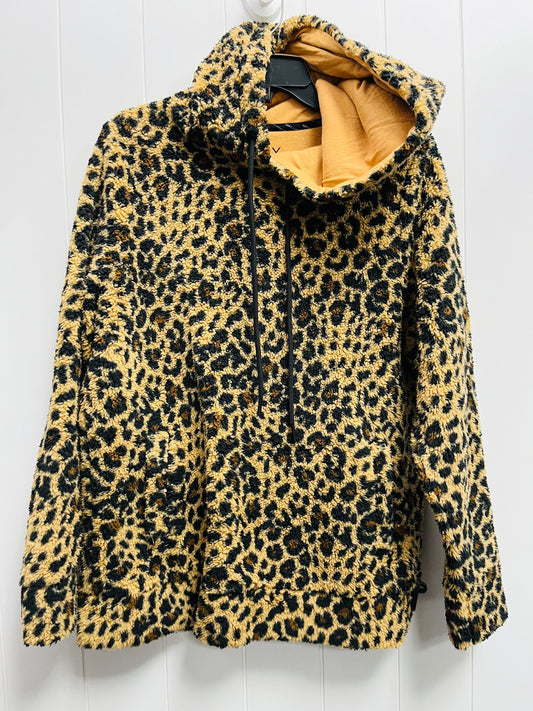 Sweatshirt Hoodie By Marc New York In Animal Print, Size: M