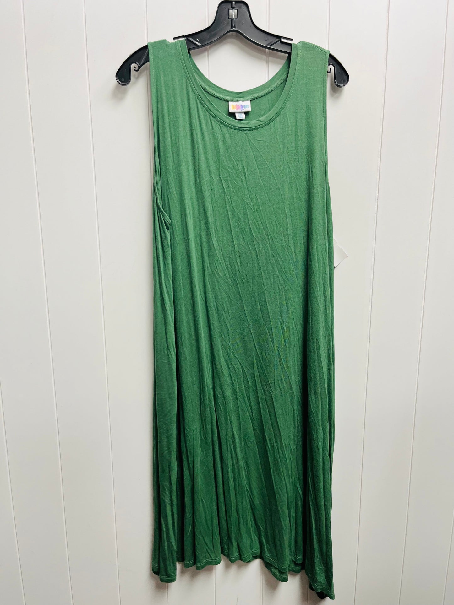 Green Dress Casual Short Lularoe, Size 2x