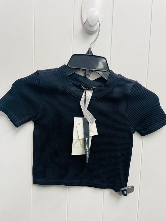 Top Short Sleeve Basic By Zara  Size: Xs