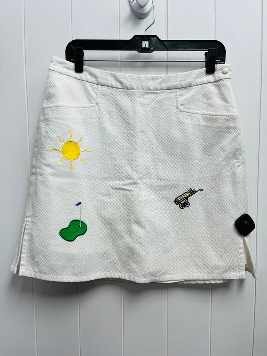 White & Yellow Skort Tommy Hilfiger, Size 8