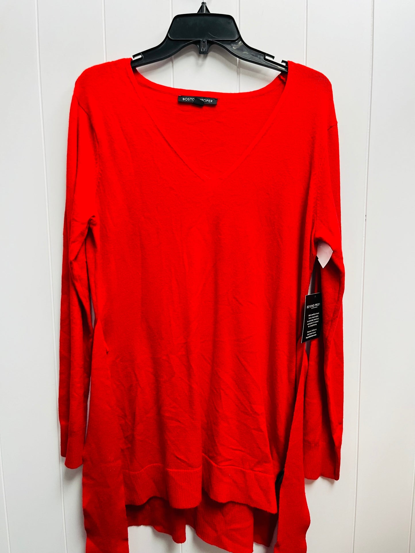 Sweater By Boston Proper In Red, Size: M