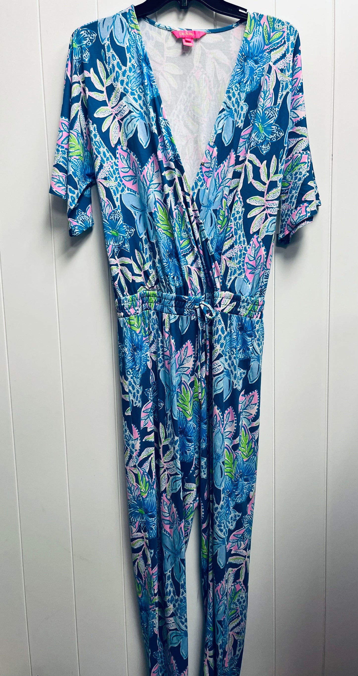 Blue & Green Jumpsuit Lilly Pulitzer, Size S