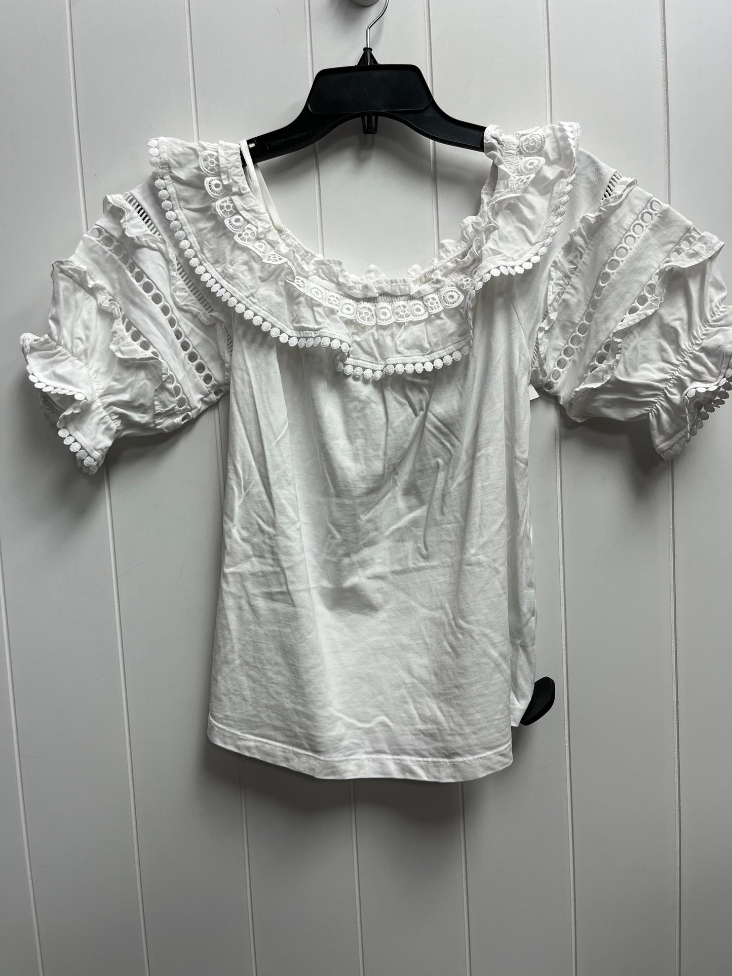 White Top Short Sleeve Lilly Pulitzer, Size S