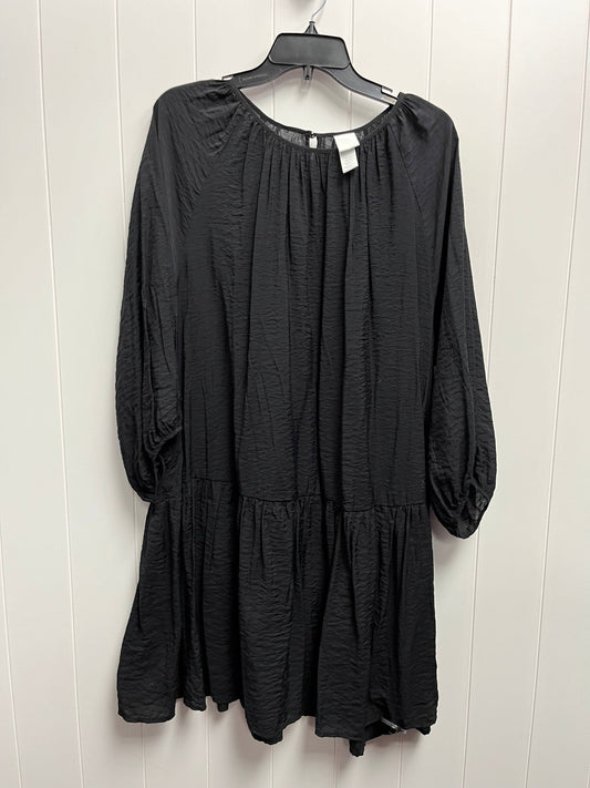 Black Dress Casual Short H&m, Size Xl