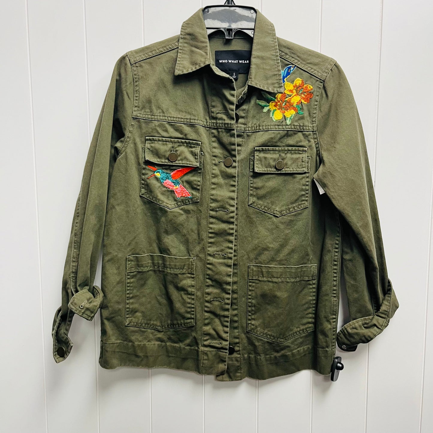 Green Jacket Utility Who What Wear, Size S