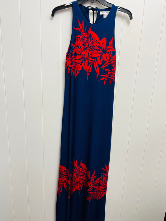 Blue & Red Dress Casual Maxi Tommy Bahama, Size Xs
