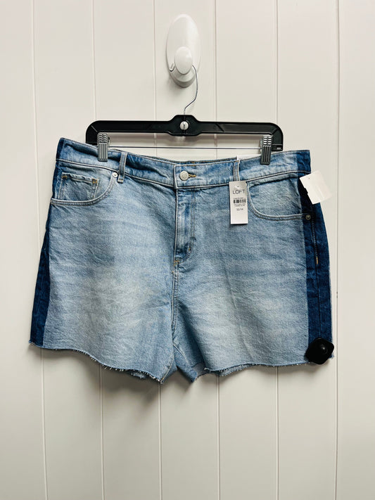Blue Denim Shorts Loft, Size 14