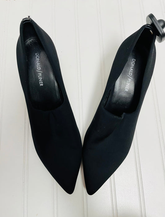 Black Shoes Heels Stiletto Donald Pliner, Size 8.5