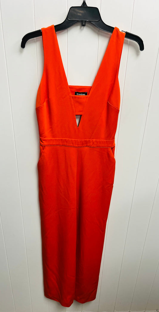 Orange Jumpsuit Bebe, Size 4